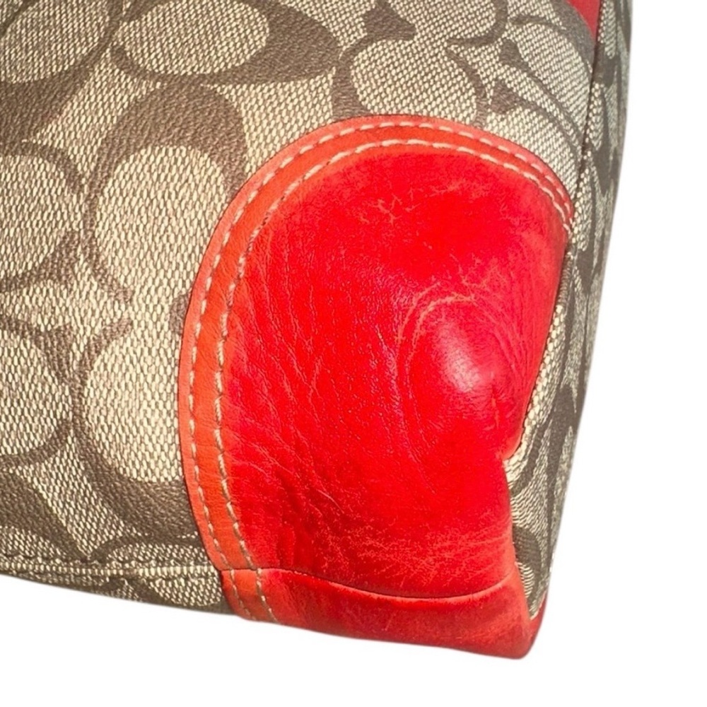 Coach Signature Y2K Vintage Heritage Tattersall Signature Tote - Picture 8 of 11